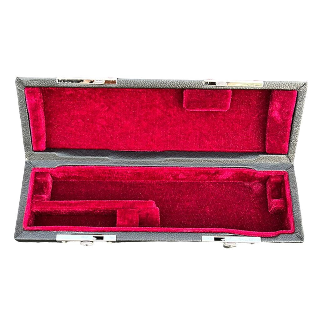 Gerich Lightweight and Compact Black Flute Case Stylish and Reliable PU Leather Bag