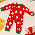 thumbnail image 5 of Onlypjs Family Matching Christmas Pajamas Set – Red Snowman & Ornament Print Holiday Sleepwear for Women, Men – Cozy Winter Loungewear, 5 of 6