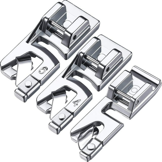 Hot Sale! New! Dusknt Sewing Machine Hemming Foot, Narrow Foot Set Household Sewing Rolled Sewing Presser Hem 3Pcs Machine Artscrafts & Sewing