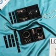 thumbnail image 4 of GFDYREE Jewelry Organizer Tray,Stackable Velvet Jewelry Trays,Drawer Inserts Earring Organizer For Women Girls Jewelry Storage Display Case for Rings Stud Necklaces,Set of 4(Black), 4 of 7