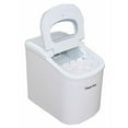 Magic Chef 27 lb. Capacity Portable Countertop Ice Maker, White and Makes Bullet Ice