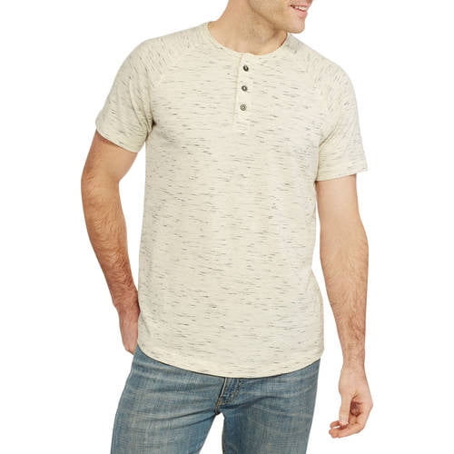 faded glory men's henley tee