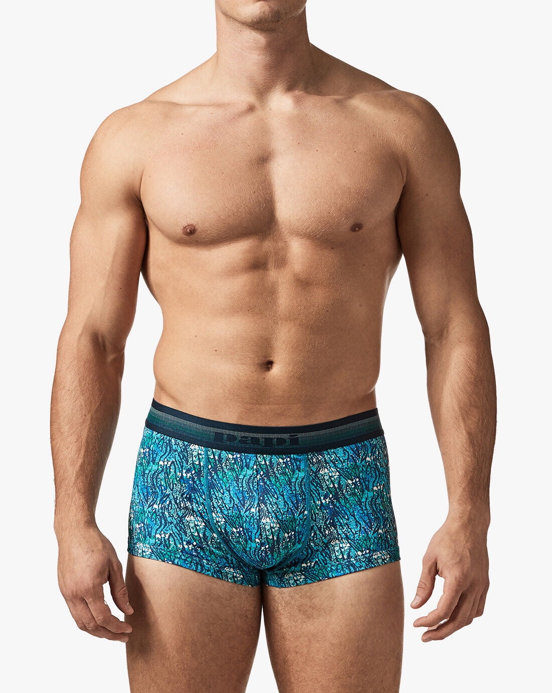 Papi 2-Pack Brazilian Trunk Underwear - UMPA107 (Quiet Gray/Skydiver, M) 