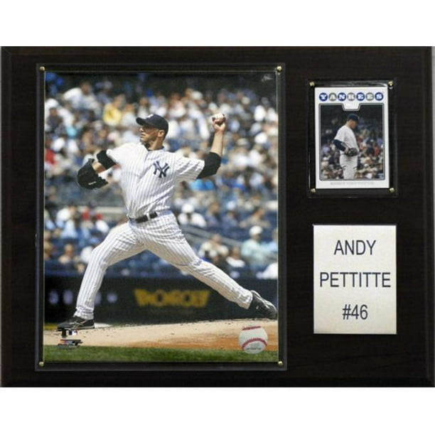 C & I Collectables 1215APETT MLB Andy Pettitte New York Yankees Player Plaque