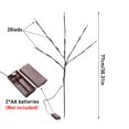 thumbnail image 5 of INSMA LED Branch Light Battery Operated Lighted Decorative Willow Twig Lighted Branch Little Twig Power Brown 30 Inch 20 LED for Home Romantic Decoration, Christmas Holiday Party Decor, [1 Pack], 5 of 8