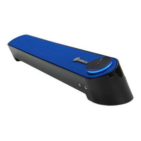 UPC: 0637836602230 | GOgroove SonaVERSE UBR Desktop Computer Sound Bar Speaker (Blue)