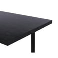 thumbnail image 3 of Armen Living Newark Contemporary Dining Table in Gray Coated Finish and Rusted Black, 3 of 6