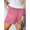 thumbnail image 5 of Womens Shorts Casual Summer Beach Drawstring Shorts 5 Inch Wide Leg Lounge Shorts Vacation Trendy Shorts with Pockets, Limited Time Offer, Under 10 Dollars, 5 of 6
