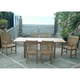 thumbnail image 4 of Teak Bahama Chicago 7-Pieces Dining Set Chair, 4 of 7