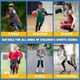 thumbnail image 5 of PIAO Kids/Youth Sports Honeycomb Compression Knee Pad Elbow Pads Guards Protective Gear for Basketball, Baseball, Football, Volleyball, Wrestling, Cyc, 5 of 5