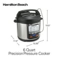 thumbnail image 7 of Hamilton Beach 6 Quart 6-in-1 Pressure Cooker, Multi-Cooker, Slow Cooker, Steamer, Sauté, Rice Cooker, & More, 7 of 7