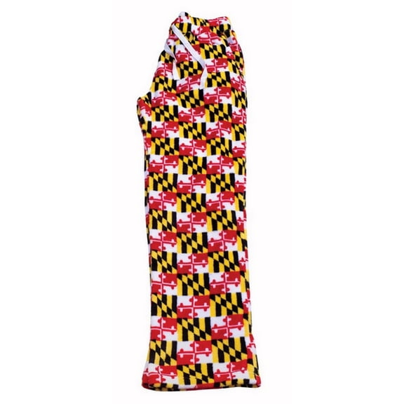 Maryland Flag Fuzzy Lounge Pants Pajamas