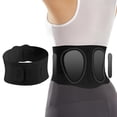 thumbnail image 1 of Faja lumbar para hombres y mujeres, soporte de cintura, soporte lumbar, productos para aliviar el dolor lumbar, cinturón lumbar para aliviar el dolor de ciática (negro, pequeño), 1 of 5
