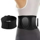 thumbnail image 1 of Faja lumbar para hombres y mujeres, soporte de cintura y espalda, productos para aliviar el dolor lumbar, cinturón lumbar para aliviar el dolor de ciática (negro, extragrande)., 1 of 5
