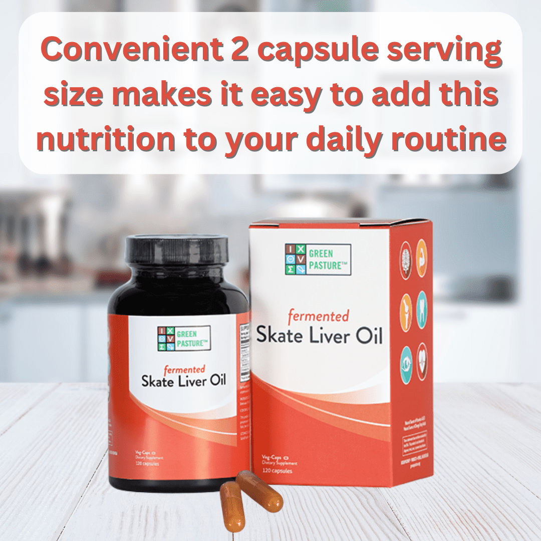 Green Pasture Fermented Skate Liver Oil 120 Caps