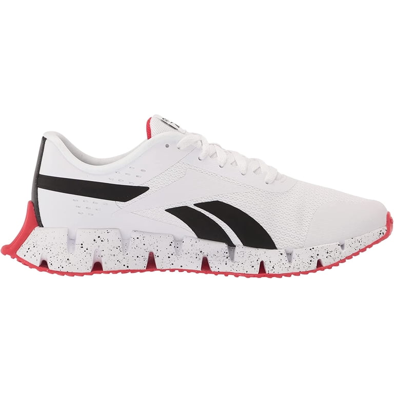 Reebok Mens Zig Dynamica 2.0 Sneaker 8 White/Black/Vector  display picture 1