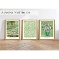 thumbnail image 3 of Induslyfe Framed Grass Wall Art Canvas Decor Set of 3, Matisse Wall Art Framed Prints Posters Mid Century Modern Art, Gogh Morris Floral Botanical wall art living room, bathroom, bedroom 12x16, 3 of 7