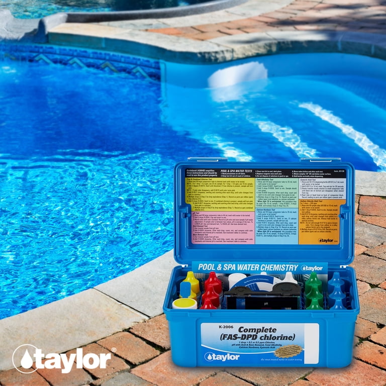 Well2wellness 120 Pastiglie Test Piscina: Cloro E PH, Confezione 6x10, Rapide E Accurate