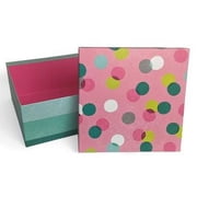 Dots Birthday Gift Box Green/Pink