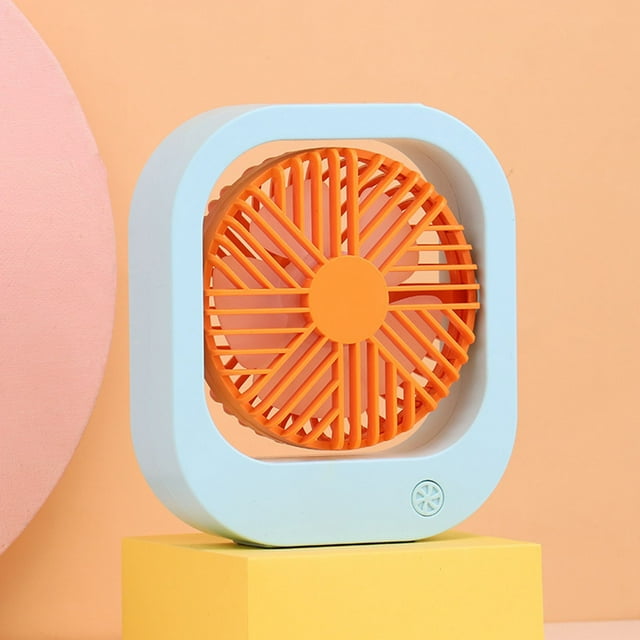 Boovnll Usb Desktop Fan Rechargeable Convenient Mini Small Folding Circulating Student Dormitory High Wind Power Fan