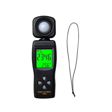 TAPDRA Lux Meter AS803 Digital Light Meter 200000 Lux Wide Range Backlight LCD Data Hold for Agriculture Industry Home Office