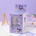 thumbnail image 4 of Bolígrafo borrable Sanrio, papelería Neutral Kuromi, tinta azul, escritura, firma, bolígrafo Neutral, suministros de Anime, regalos, papelería negra d, 4 of 4