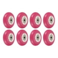 thumbnail image 1 of Unique Bargains Roues de Patins en Ligne avec Roulements 82A Remplacement de Patins, Rose Lot de 8, 1 of 5