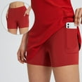 thumbnail image 3 of BALEAF Women's Tennis Golf Dress with Inner Shorts for Sports Workout Red XL, 3 of 6