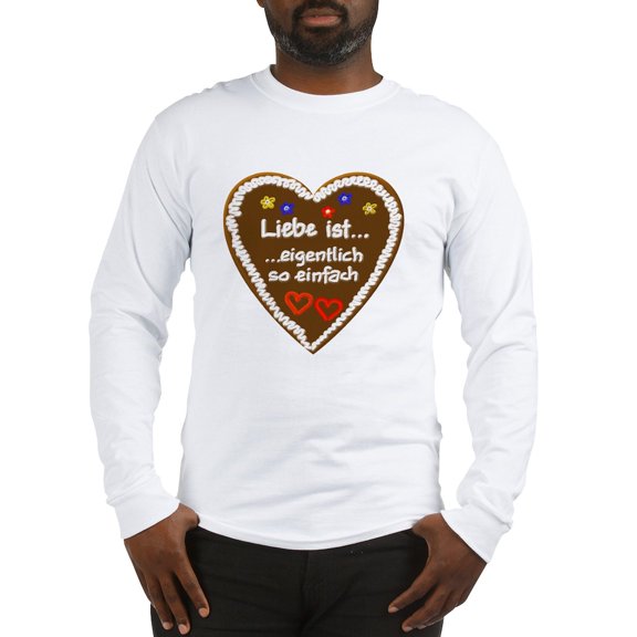 CafePress - Liebe Ist... 2 Long Sleeve T Shirt - Unisex Cotton Long Sleeve T-Shirt