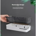 thumbnail image 4 of Self-Adhesive Plastic Bathroom Shelf Organizer，No-Nailing No-Drilling Needed Storage Rack, 4 of 6