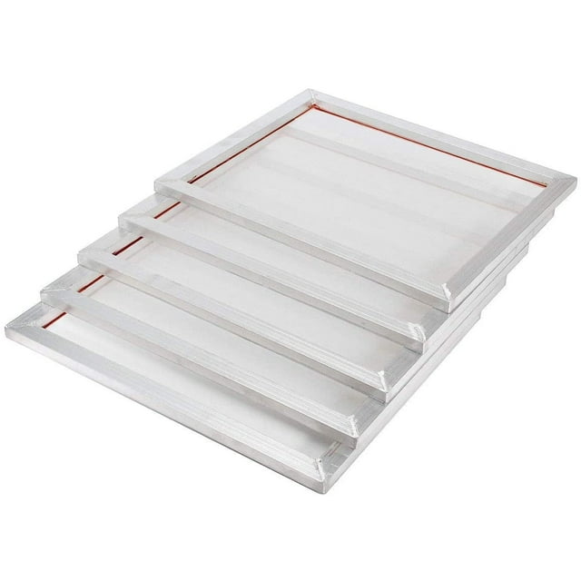 INTBUYING 6 pc 18inch *20inch Aluminum Screen Frame Pre-Stretched Silk Screen Printing Frame
