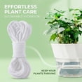 thumbnail image 3 of Self Watering Rope - 50 Feet × 1/4 Inch Self Watering Rope for Plants, Wicking Cord for Vacation DIY Self-Watering System, Capillary Wick for Garden Potting Orchid Tomato Plants, 3 of 7