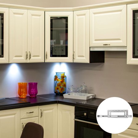 OFFIGAM Adjustable Stainless Steel Punch Tool for Precise Cabinet Hardware Installation and Woodworking