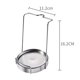thumbnail image 4 of Multifuncional Acero Inoxidable Olla Tapa Estante Desmontable Sartén Cubierta Estante Soporte, 4 of 10