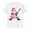 White, variant on Christmas Tshirts Women Short Sleeve Casual Crewneck Funny Santa Claus Playing The Guitar Graphic Tee Shirt Holiday Tops