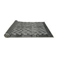 thumbnail image 2 of Ahgly Company Indoor Square Checkered Gray Modern Area Rugs, 5' Square, 2 of 4