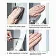 thumbnail image 4 of Door Window Windproof Sealing Tape, Winter Cold Proof Warm Adhesive Strip for Glass Window Gaps, Heavy Duty Weather Stripping for Kitchen Home, Wind Cold Resistant Gap Sealing Tape, 118in, White, 4 of 7
