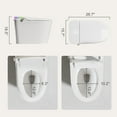 thumbnail image 5 of eclife Smart Bidet Toilet Seat, Heated, Tankless, Auto Flush, Feet Sensor, LED Nightlight, Remote Control, 5 of 10