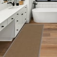 thumbnail image 2 of Linon Home Decor Faux Sisal Area Rug or Runner Collection, Brown and Slate, 2'6" x 7'6", 2 of 3