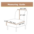 thumbnail image 2 of Stretch Recliner Slipcover Sofa Slipcover, Armless Chair Cover Sofa Covers Recliner Chair Cover Washable Jacquard Furniture Protector-Rubber powder, 2 of 8