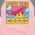 thumbnail image 3 of Toy Story 4 - Woody Dust Yer Boots - Toddler & Youth Girls Raglan Graphic T-Shirt, 3 of 4