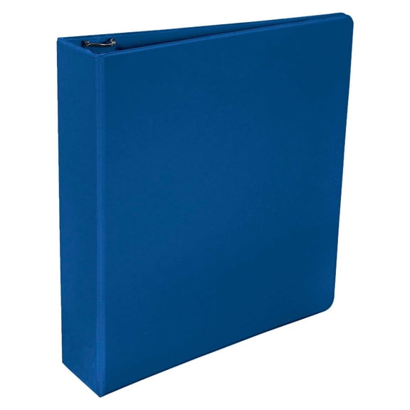 School Smart 2006453 2 in. Polypropylene D-Ring Binder, Blue