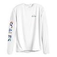 thumbnail image 3 of SCALES Men's 808 Marlin Sleeve Performance Shirt White, Large Long Sleeve Shirt, 3 of 3