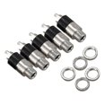thumbnail image 1 of 5PCS 3.5mm Stereo Jack Panel Mount Connector jn, 1 of 5