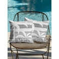 thumbnail image 4 of Outdoor Pillows Waterproof, Palm Tree Bedding Throw Pillows with Insert for Couch Sofa Bed, Coastal Tropical Coconut Plants Gray Wooden 18x18 Inch Pillowcases Decorative Camping Patio Pillow Set of 2, 4 of 8