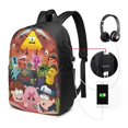 thumbnail image 2 of Gravity Falls Laptop Backpack With Usb Charging Port Travel Backpack Computer Bag 17 Inch School Bookbag For Adult Teen, 2 of 9