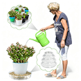 thumbnail image 6 of Plastic Saucers 5 Pack Self Watering Tray for Indoor Outdoor Pots - 6 Inch Round Drip Tray for Flower Pots Planters Water Catcher Tray for Garden Container Drainage Saucer, 6 of 6
