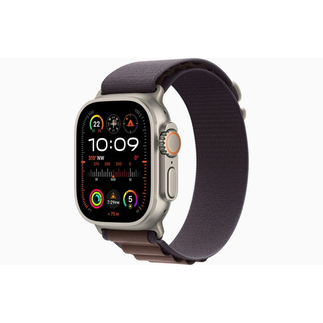 Apple Watch Ultra 2 (GPS + Cellular) 49mm | Titanium Case with INDIGO Alpine Loop (Large) | Brand New