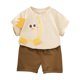 thumbnail image 1 of Odeerbi 0-6 Años Niños Niñas Conjuntos de Verano Dinosaurio Algodón Camiseta de Manga Corta Pantalones Cortos Vaqueros Conjunto de Dos Piezas Vaqueros Estampados, 1 of 3