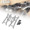 thumbnail image 5 of Piezas de Brazo Oscilante Inferior de Mejora de Metal para Coche RC para Go 1/14 14209 14210 H14BM Piezas de Actualización de Coche RC (Plateado), 5 of 5